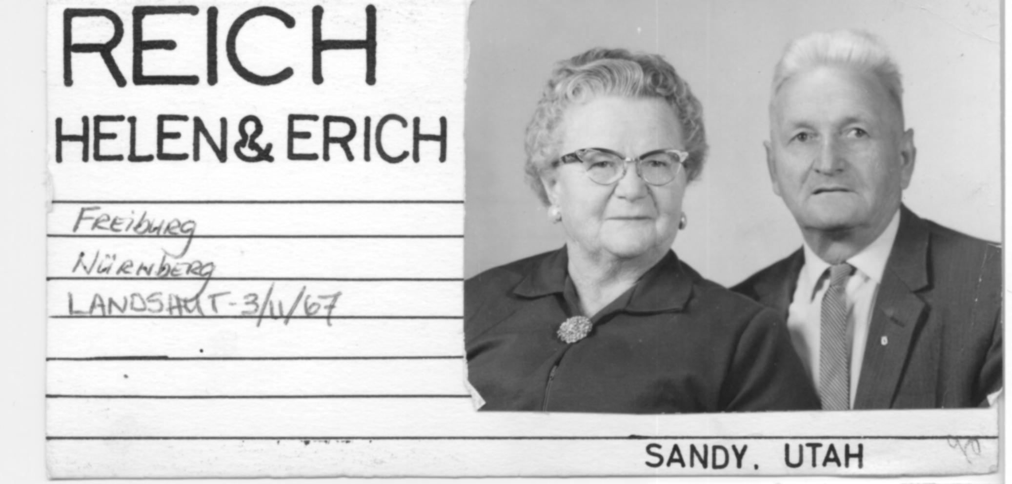 Reich, Helen & Erich